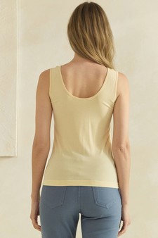 Women's Airsoft Seamless Reversible U-V Neckline Modal Tank Top (ML only) style 2