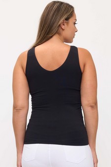 ETA 10/17/25 Women's Reversible Seamless U/V-Neckline Tank with Built-In Bra style 2