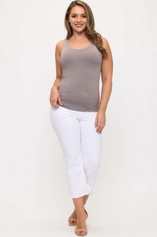 ETA 10/30/25 Women's Reversible Seamless U/V-Neckline Tank with Built-In Bra style 5
