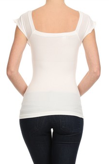 White-Lady's Seamless Fashion Top style 5