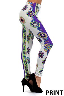 SAMPLE PRINTED LEGGINGS 5 PIECES style 2