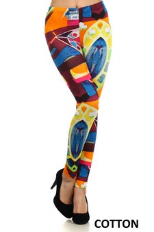 SAMPLE PRINTED LEGGINGS 5 PIECES style 5