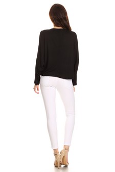 Cold Shoulder Dolman Sleeve Top style 4