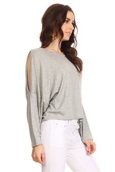 Cold Shoulder Dolman Sleeve Top style 2