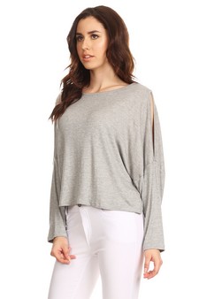 Cold Shoulder Dolman Sleeve Top style 3