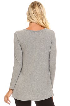 Long Sleeve Keyhole Tunic style 3