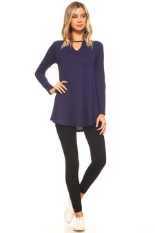 Long Sleeve Keyhole Tunic style 4