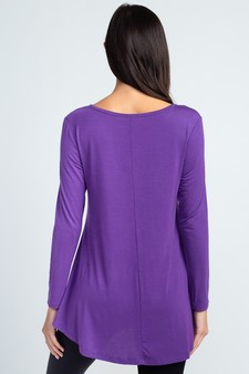 Long Sleeve Keyhole Tunic style 3