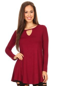 Long Sleeve Keyhole Tunic style 3