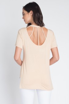 Lady's Strappy Cut Out Back Top