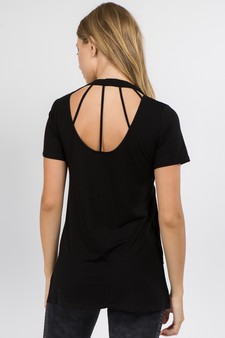 Lady's Strappy Cut Out Back Top