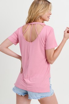 Lady's Strappy Cut Out Back Top