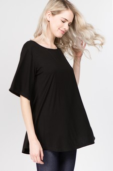 Lady's Bell Short Sleeve Tunic Top style 3