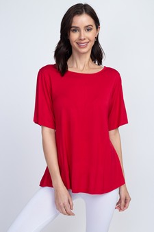 Lady's Bell Short Sleeve Tunic Top