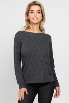 Women's T-Strap Surplice Back Top style 2