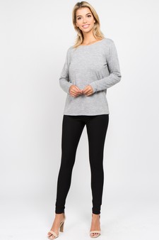 Women's T-Strap Surplice Back Top style 4
