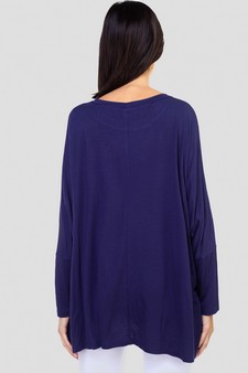 Women's Dolman Sleeve Oversized Tunic Top style 3