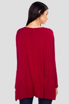 Women's Dolman Sleeve Oversized Tunic Top style 3