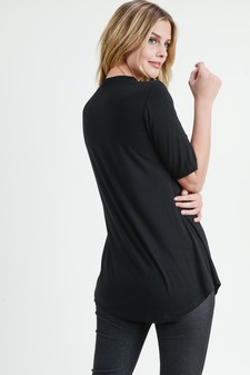 Women’s Choker Neck Strappy Detail Top style 3