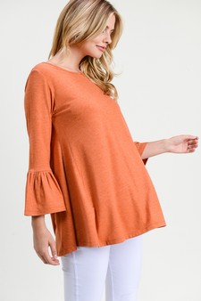 Women's 3/4 Bell Sleeve Top style 2