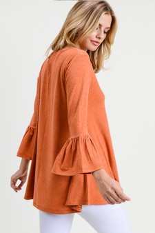 Women's 3/4 Bell Sleeve Top style 3