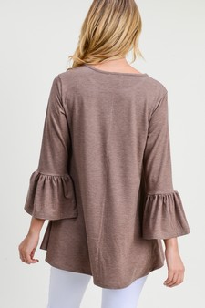 Women's 3/4 Bell Sleeve Top style 5