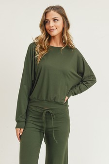 Women's Long Sleeve Top and Lounge Pants Set style 2