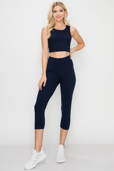 Women's Wrap Around X Tie Athleisure Tank style 4