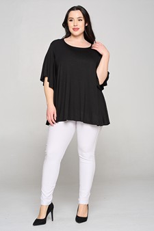 Women’s Short Sleeve Flowy Top style 5