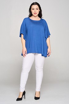 Women’s Short Sleeve Flowy Top style 5