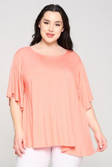 Women’s Short Sleeve Flowy Top style 2