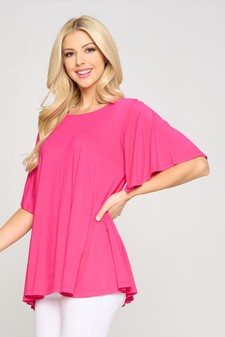 Women’s Short Sleeve Flowy Top style 2