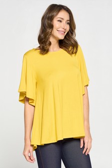 Women’s Short Sleeve Flowy Top style 2