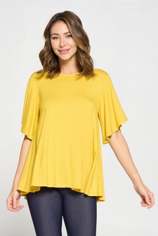 Women’s Short Sleeve Flowy Top style 3