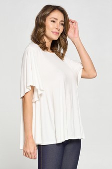 Women’s Short Sleeve Flowy Top style 2