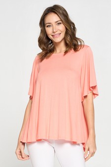 Women’s Short Sleeve Flowy Top style 2