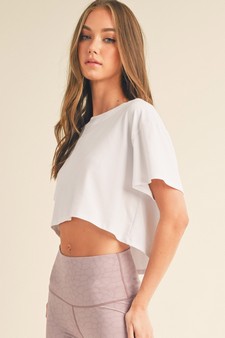 Women's Cropped Crew Tee style 2