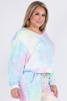 Women’s Long Sleeve Top Tie Dye (XL only) style 2