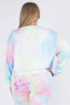 Women’s Long Sleeve Top Tie Dye (XL only) style 3