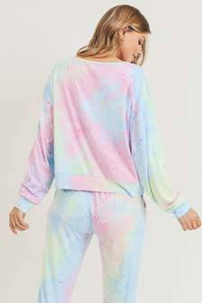 Women’s Long Sleeve Top Tie Dye style 4