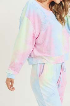 Women’s Long Sleeve Top Tie Dye style 6