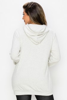 Women’s No Strings Attached French Terry Hoodie style 4