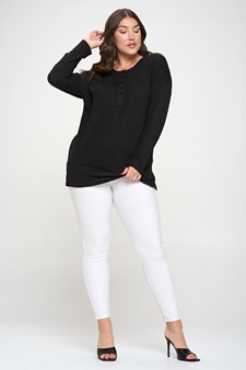 Women’s Loose Fitting Maximum Comfort Long Sleeve Top style 4