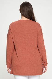 Women’s Loose Fitting Maximum Comfort Long Sleeve Top style 4