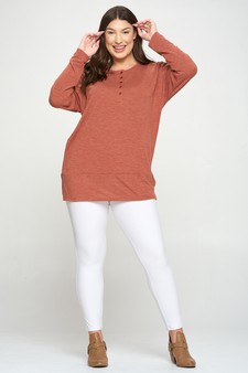 Women’s Loose Fitting Maximum Comfort Long Sleeve Top style 5