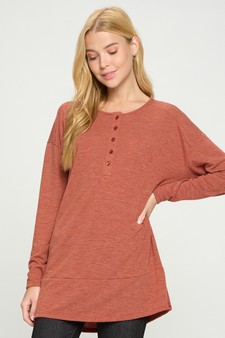 Women’s Loose Fitting Maximum Comfort Long Sleeve Top style 4
