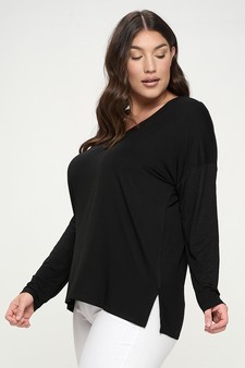 Women’s Keep it Classy V-Neck Long Sleeve Top style 2