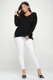 Women’s Keep it Classy V-Neck Long Sleeve Top style 5