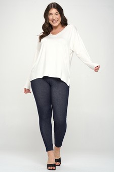 Women’s Keep it Classy V-Neck Long Sleeve Top style 5