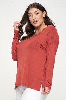 Women’s Keep it Classy V-Neck Long Sleeve Top style 2